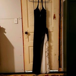 Black and white dress